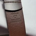 Wide Leather Women   s 1 5 Inch Wide Dark Brown Belt Size M New Classic Staple