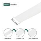 1 2 Inch Double Fold Bias Tape Continuous Bulk Bias Tape  white 100 Yards 