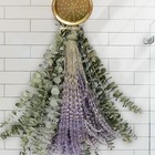 17  115pcs Mixed Dried Eucalyptus Stem Bouquet And Lavender Plant Set For Shower