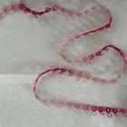 Yardage Baby Pink Handmade Dainty Tatted Cotton Lace Trim Edging 7 Yards A17