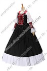 Medieval Faire Renaissance Pirate Wench Ball Gown Plaid Dress 