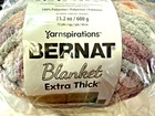 Bernat Blanket Yarnspirations Extra Thick Yarn 72 Yds 21 2oz Purple Smoke New