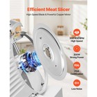 Uimoso 10  Blade Commercial Electric Meat Slicer Deli Food Slicer Cutter 320w