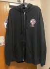 Independent Trucks Company Itc Men   s 2xl Black Full Zip Sk8 Hoodie Euc