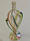 Vintage antique Hand Blown Glass Scent Bottle 3  Tall  2048