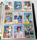 Huge Lot Baseball 420 Cards In Binder Stars Hof Rookies Schmidt Fisk Bonds
