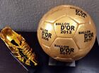 Cristiano Ronaldo Autographed  golden Ball  And A Golden Boot Statue 