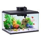 10 Gallon Glass Aquarium Starter Kit Led Light Filter Fish Tank Home Setup New