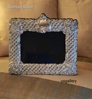 Vtg 80s Sterling Silver  925  Repousse Photo Frame Made In Usa