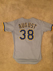 1991 Milwaukee Brewers  38 Don August Game Worn Jersey