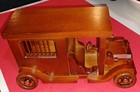 Solid Wood Replica Of 1911 Paddy Wagon Jail  By Wizards Of Wood