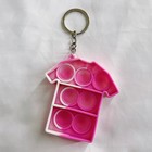 T-shirt Fidget Toy Mini Bubble Pop Keychain Sensory Toys For Autistic 
