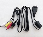 Usb Av Data Cable For Sony Vmc Md1 Cyber-shot Dsc-w55 Dsc-h10 Dsc-w120 Dsc-h3