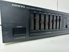 Onkyo Eq18 Stereo Graphic Equalizer 7 Band Dual Channel Black Made In Japan