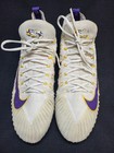 Nike Alpha Menace Elite Lsu Tigers Pe Cleats  18 Foster Moreau Game Issued 13