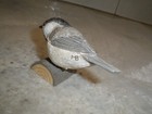 Vintage Marjol Ein Bastin Black Capped Chickadee Figure