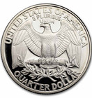 1996-s Washington Quarter Gem Proof     90  Silver Coin      1808 Oz     San Francisco