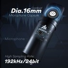 Microphone With Studio Headphone Set 192khz 24bit Vocal Condenser Cardioid Po   