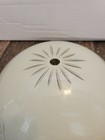 Vintage Mcm Atomic Glass Ceiling Light Shade 8 75    Star 1950s White Rare Size 