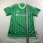 Adidas Seattle Sounders Fc Jersey Mens Xl Slim Fit Green Blue Aeroready Mls