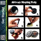 Airbrush Masking Putty - Black Modelling Figures Figurines Painting Miniatures