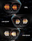 For 1998-2013 For Harley Touring Road Glide 2026 Newest Led 5 75  Dual Headlight