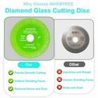 For Angle Grinder  4  Ceramic Tile Cutter Blade  Ultra- 5 Pcs Glass Cutting Disc