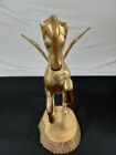 Solid Brass Rearing Pegasus Horse With Wings Fantasy Mythology Vtg 7  Tall
