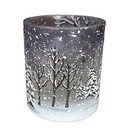 Yankee Candle 1711159 Snow Couple Snowman Votive Candle Holder