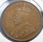 1929 Newfoundland Large One Cent Penny Coin