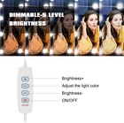 Led Vanity Mirror Lights  Hollywood Style With 14 Dimmable Bulbs