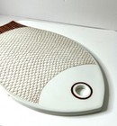 Vintage Fish Shaped Porcelain Trivet Arabia Of Finland 1950s