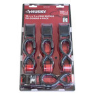 10 Ft Cam Buckle Tie-down Straps  S Hook  1  W Strap  500 Lbs Work Load  4 Pack