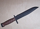 Vintage Okc3s Knife Usmc Marine Corps Bayonet Ontario Knife Co   Molle Sheath