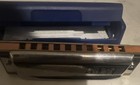 Hohner Blues Harp Ms 532 20 Key Of C Harmonica Germany W  Case Used