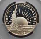 1986-s Half Dollar - Cac Pr68dcam - Statue Of Liberty