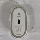 Genuine Apple Macintosh Pro Mouse M5769 White Solid Usb Wired Optical - Tested 