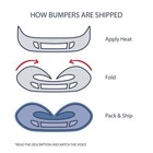 Compatible With Honda Civic 2004   2005 Front Bumper Cover