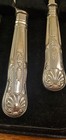 Vintage English Silverplate Fish Set Kings Pattern In Case At Cannon Birmingham