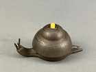 Antique Cast Iron Figural Snail Shape Hotel Call Service Bell   Germany
