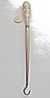 Vintage Art Nouveau Sterling Shoe button Hook With Angels In Clouds 7 1 2 