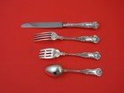 New Kings By Roden Canadian Sterling Silver Regular Size Place Setting s  4pc