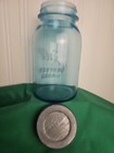 Vintage Blue Ball Perfect Mason Jar Canning Quart  4 Cottage Farmhouse Decor 