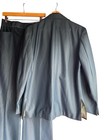 Vintage Men 2 Piece Blue Size 42 Polyester 70s Western Retro Disco Wide Leg Suit