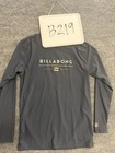 Billabong Men   s Medium Black Long Sleeve Rash Guard Surf Shirt