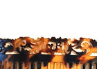 Antique Faux Tortoise Shell  Comb W   Monogram