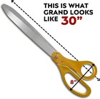 30  Ribbon Cutting Scissors Grand Opening Ceremony Kit W  Ribbon Gold Xl