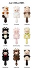 Pop Mart Labubu The Monsters Cat Mode On Series Vinyl Plush Dolls In Open Box