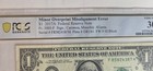 Error Note Pcgs Banknote  1 2017a Federal Reserve Note Overprint Very Fine 30