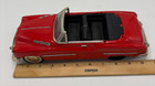 Vintage Red Convertible Tin Toy Car   10  Friction Buick Style - Japan Era